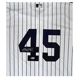 Gerrit Cole Autographed Signed New York Yankees Nike White Jersey Size L Beckett Beckett #181850
