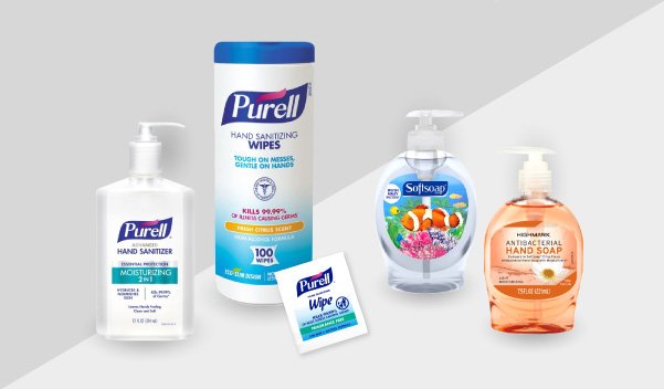 Hand Soaps & Sanitizers starting at $1.29