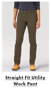 Straight Fit Utility Work Pant