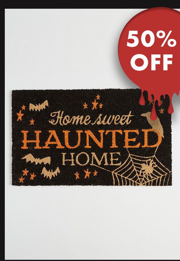 Home Sweet Haunted Home Doormat