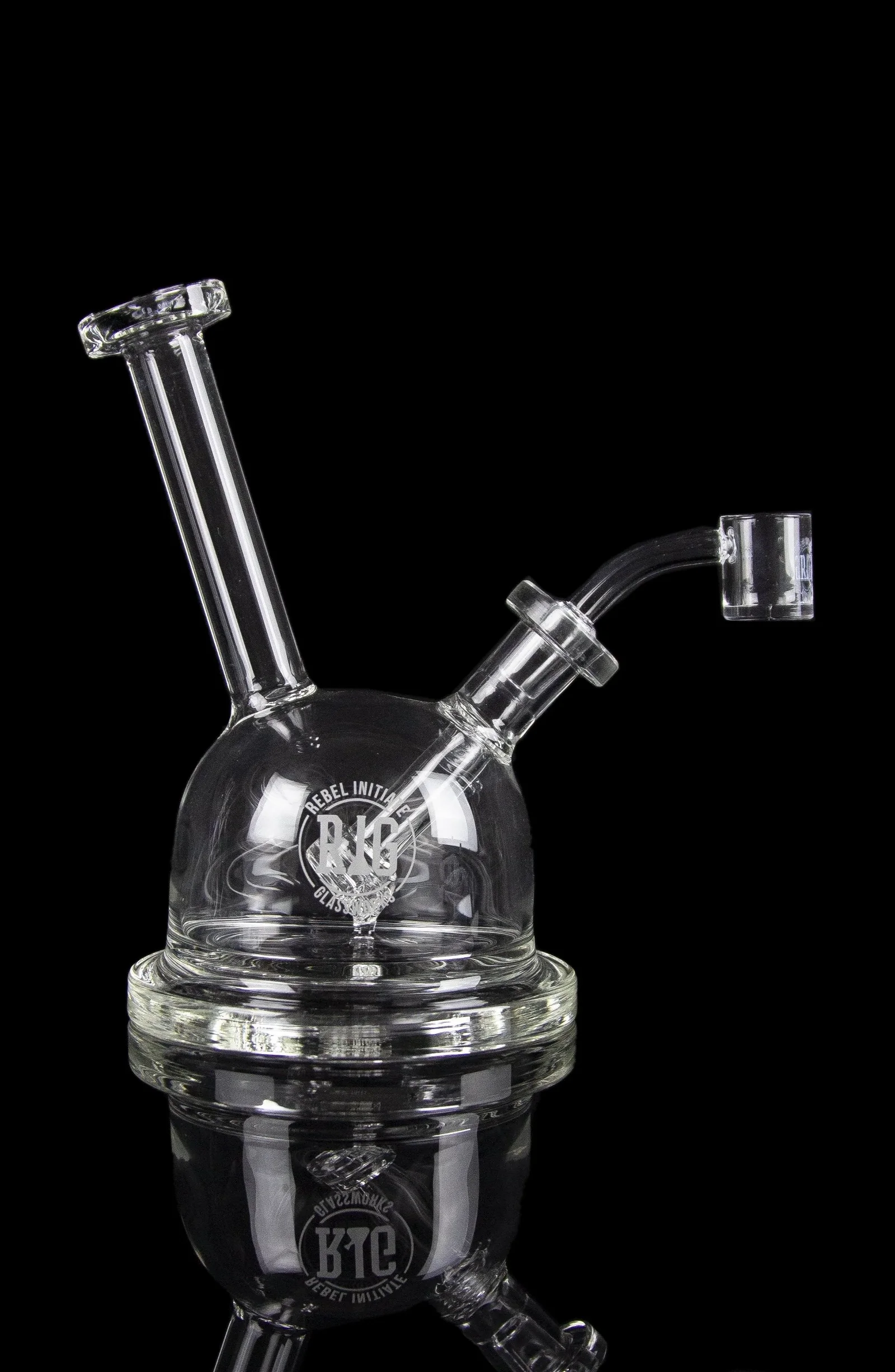 Image of Rebel Initiate Glassworks Domed Concentrate Rig