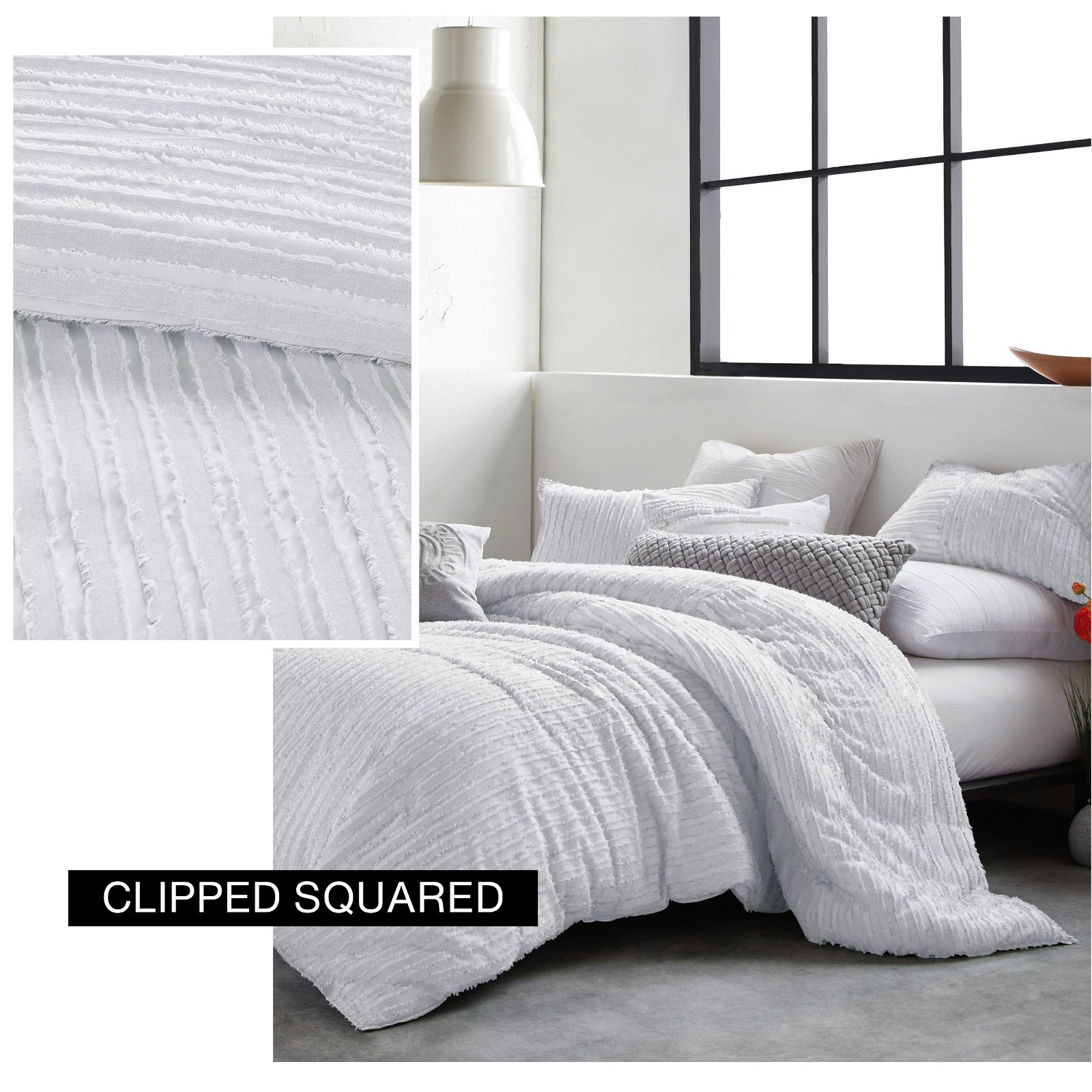 DKNY Clipped Squared Bedding 