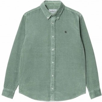 Long Sleeve Madison Cord Shirt - Misty Sage