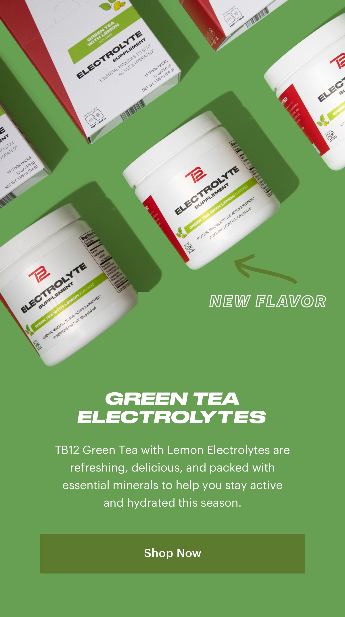 Green Tea Electrolytes