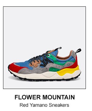 Flower Mountain. Red Yamano Sneakers.