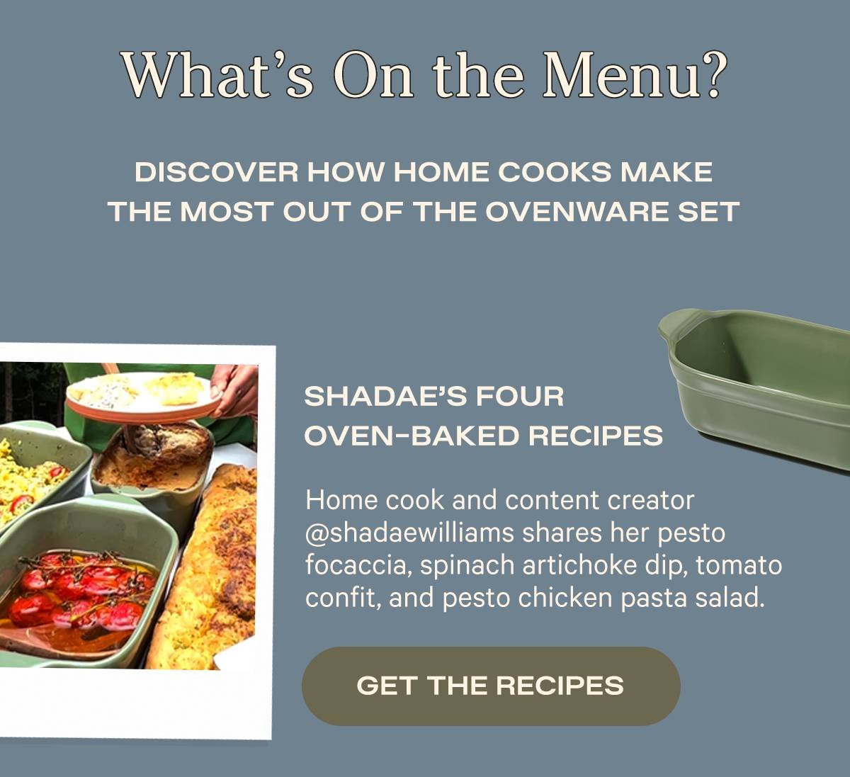 Shadae's Four Oven Baked Recipes