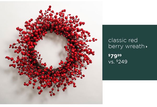 Classic Red Berry Wreath