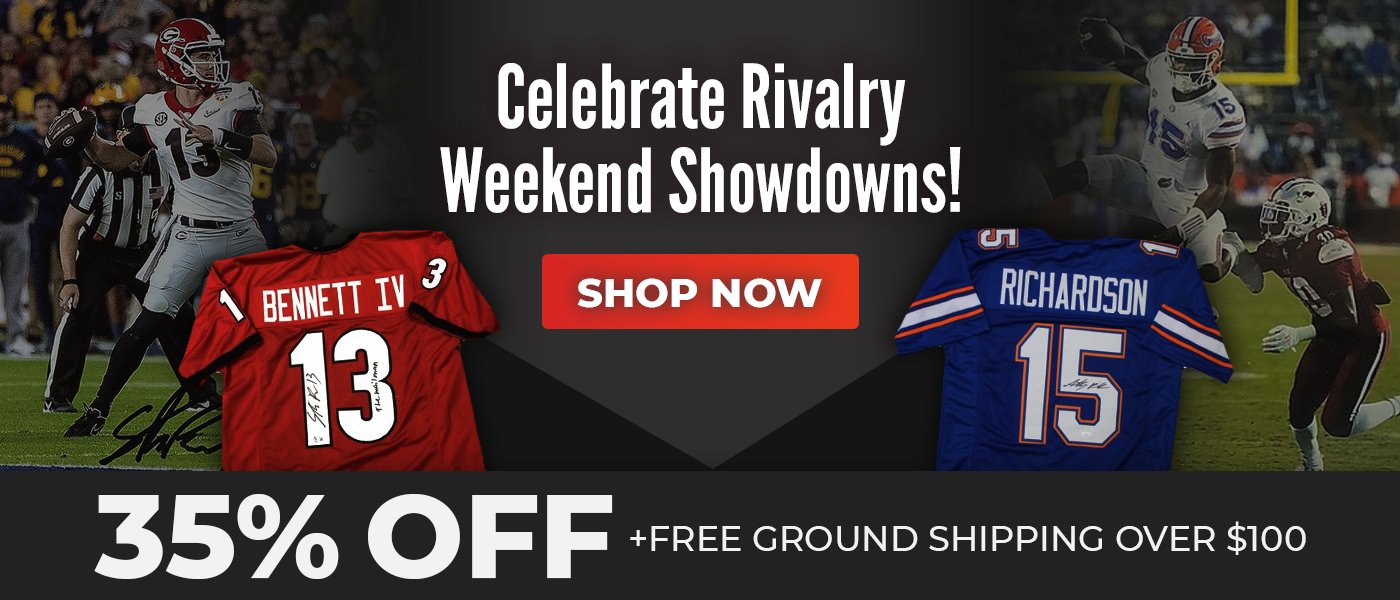 35% off Sitewide - Rivalry Weekend Showdowns to Celebrate
