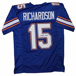 
Anthony Richardson Autographed Signed Florida Gators Custom Blue #15 Jersey - JSA Authentic

