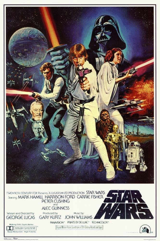 Star Wars - Episode IV New Hope - Classic Movie Poster