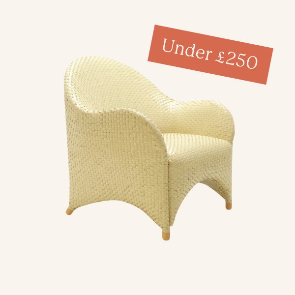 Woven Leather Armchair