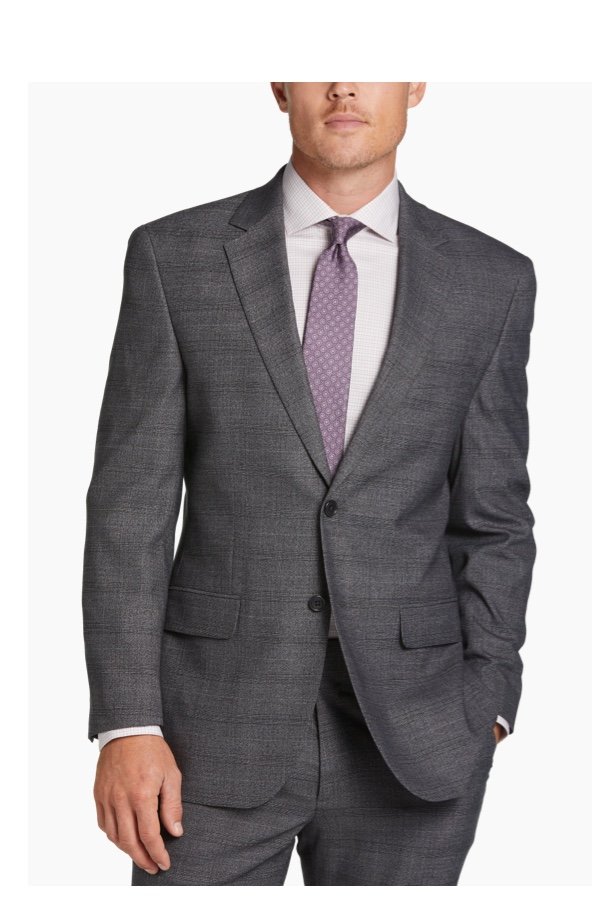 man in gray brown suit 