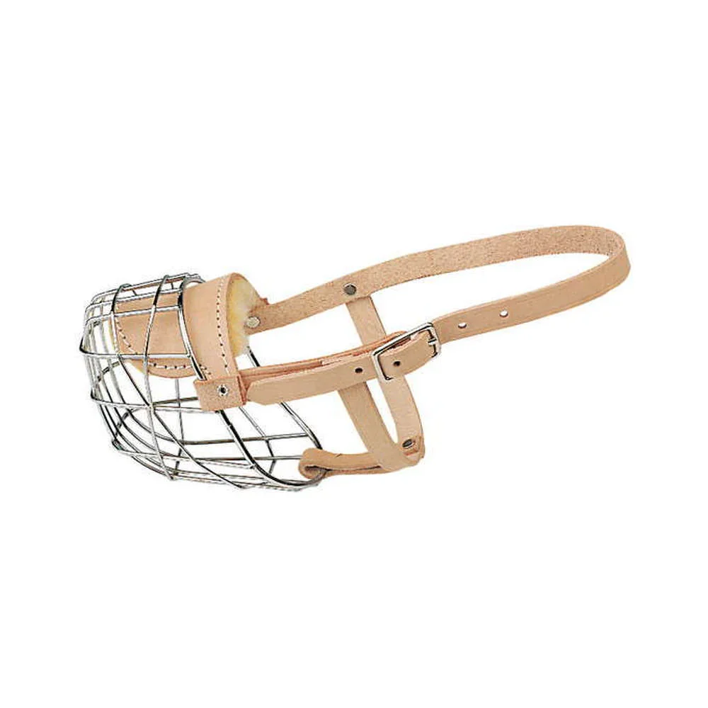 WIRE BASKET STYLE MUZZLE FOR DOGS