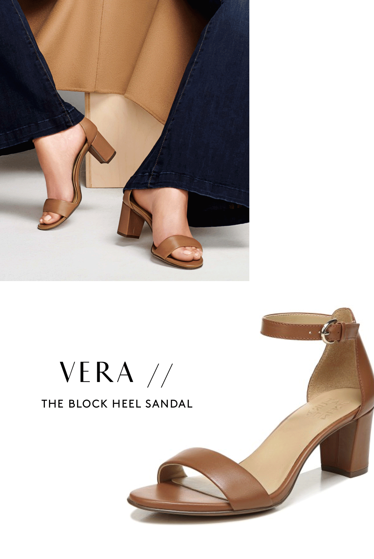 Vera // The Block Heel Sandal Callie // The Lace Up Boot Karina // The Classic Pump Darry // The Lug Sole Loafer Maxwell // The Ballet Flat Morrison // The Modern Sneaker