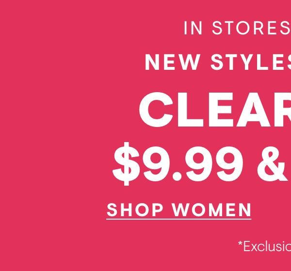 Shop Women's Clearance
