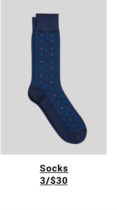 Socks 3/$30