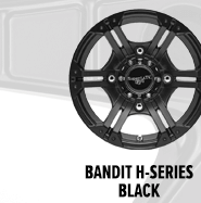 Bandit H-Series Wheels Black