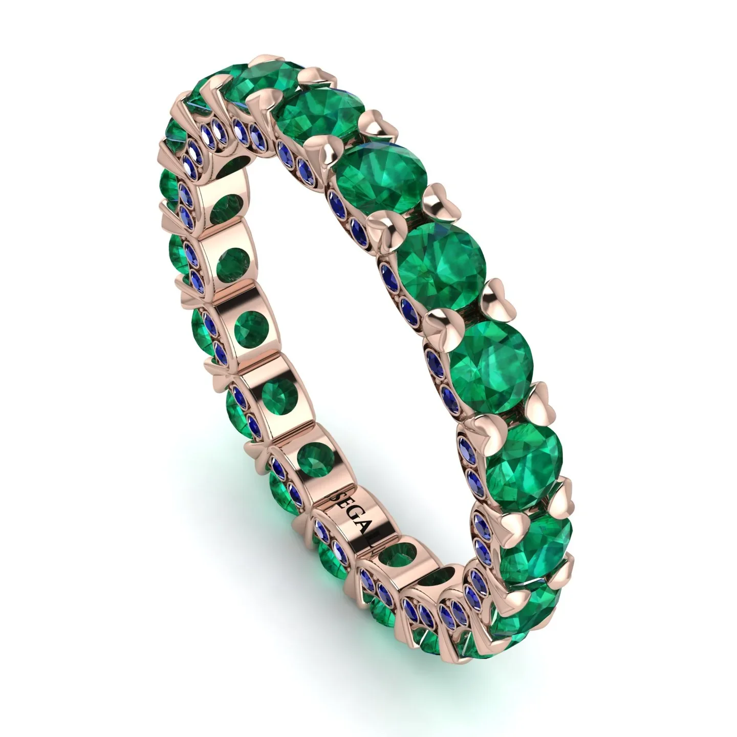 Image of Glamorous Emerald Eternity Ring - Paige No. 65