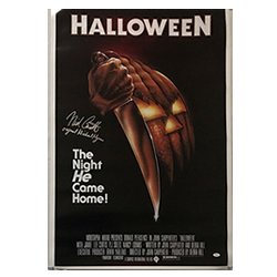 Nick Castle Autographed Signed Nick Autographed Halloween Movie Poster 40X27 JSA
