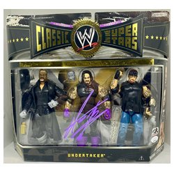 The Undertaker Autographed Signed Signed Classic Super Stars Figure JSA
