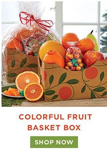 Colorful Fruit Basket Box