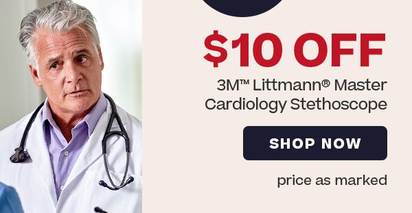$10 off 3M Littmann Master Cardiology Stethoscope