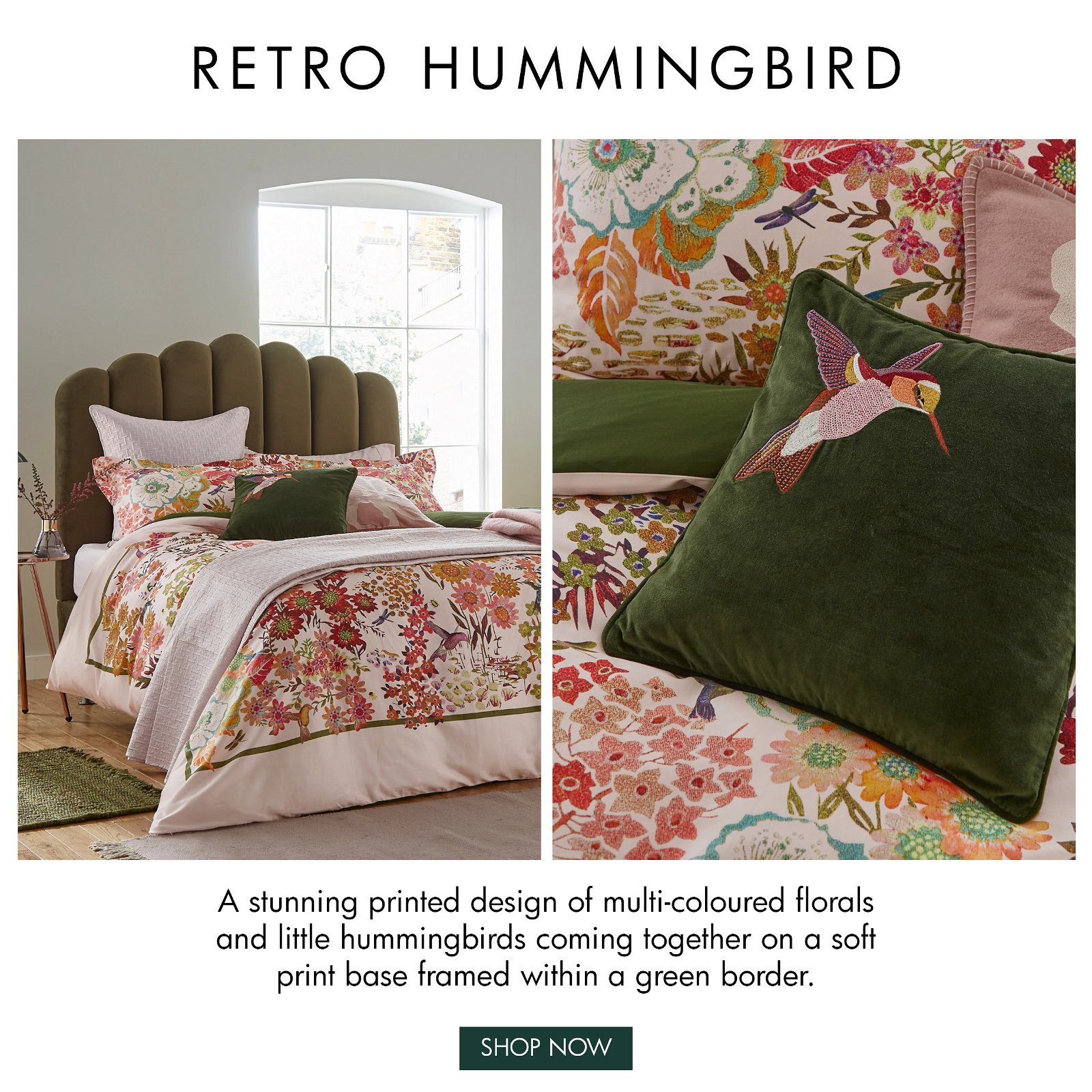 Ted Baker Retro Hummingbird Bedding