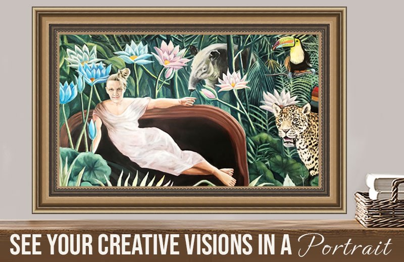 Our artists combine reality with fantasy to create the portrait of your dreams.