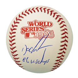 Dwight 'Doc' Gooden Autographed Signed Rawlings 1986 World Series Baseball w/86 WS Champs
