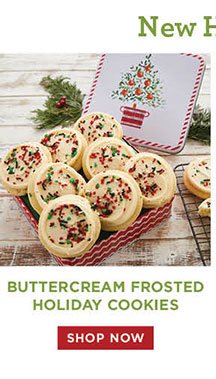 Buttercream Frosted Holiday Cookies