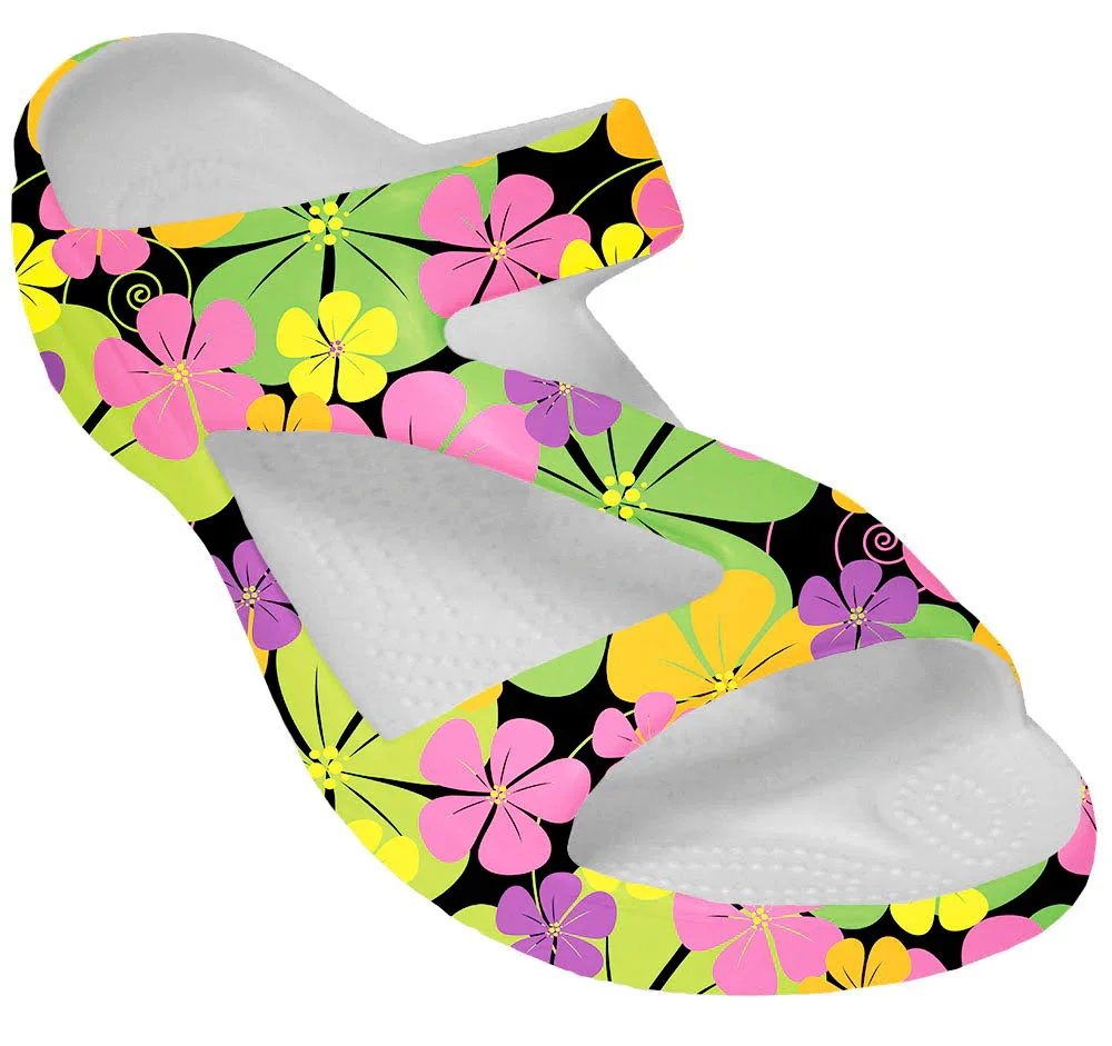 Women's Loudmouth Z Sandals - Big Poppies