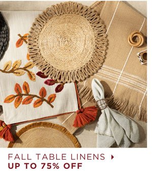Fall Table Linens