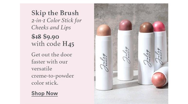 Skip the Brush 2-in-1 Color Stick for Cheeks and Lips