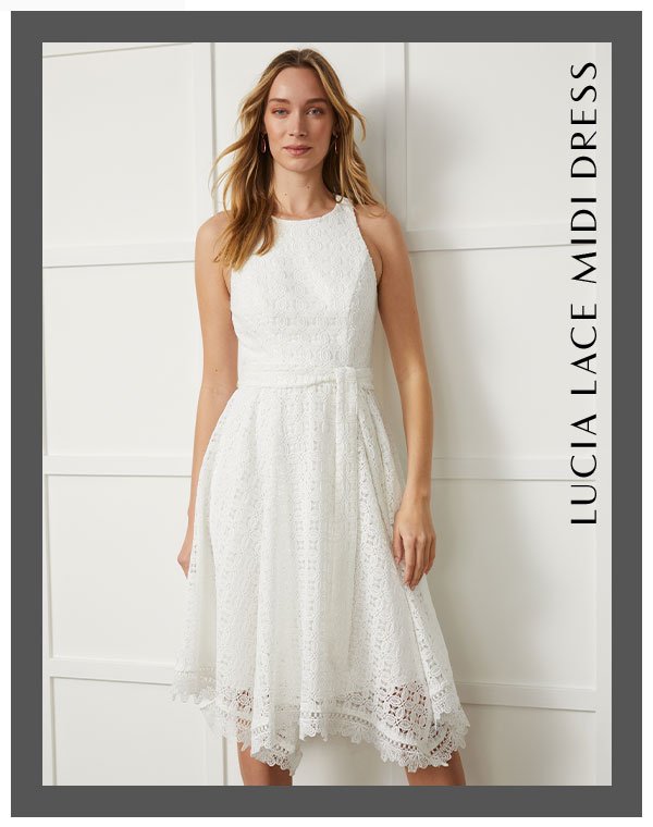 Lucia Lace Midi Dress