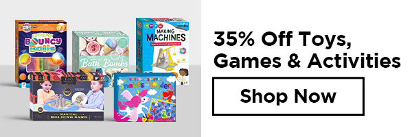35% off Toys, Games & Activities