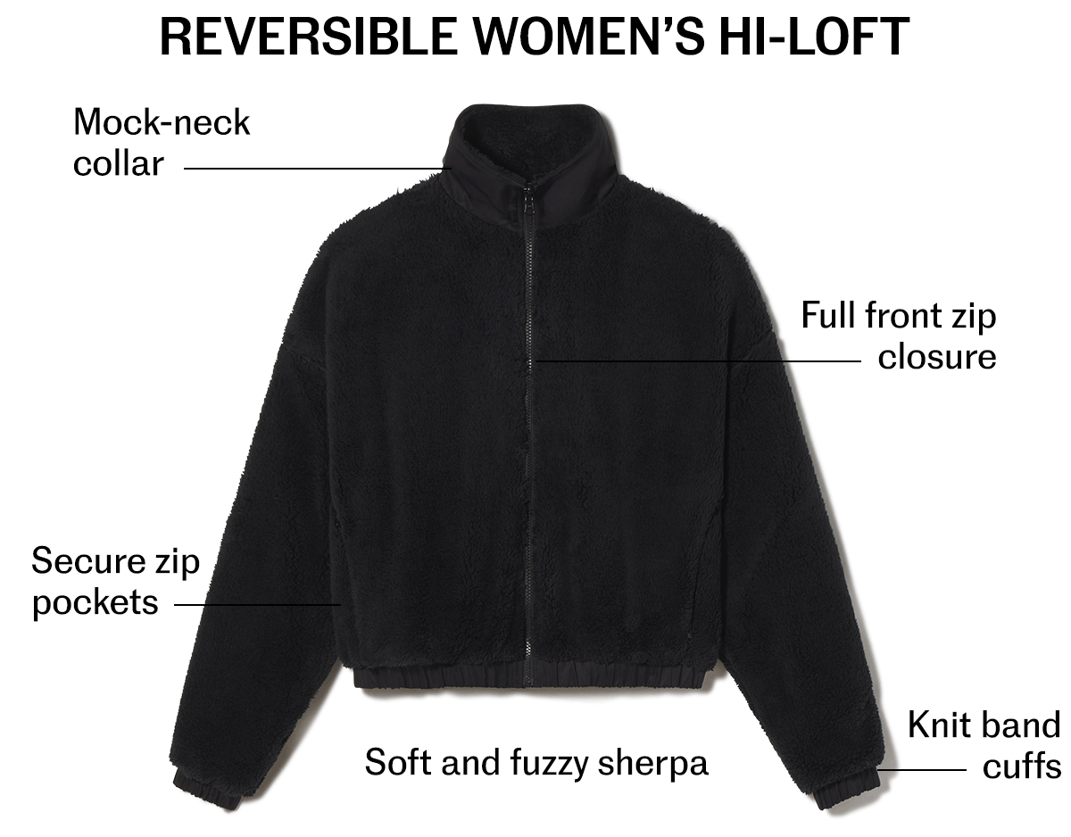 womens hi loft jacket