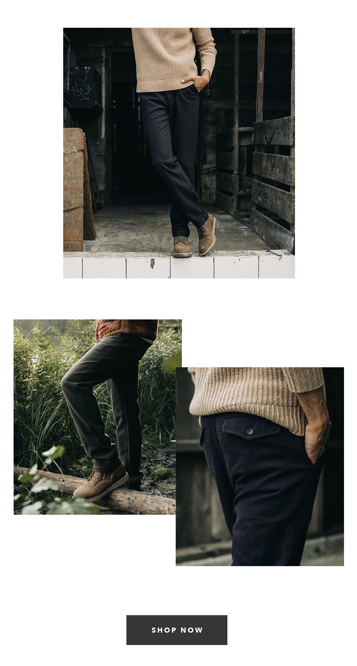 Editorial Images of The Carnegie Pant