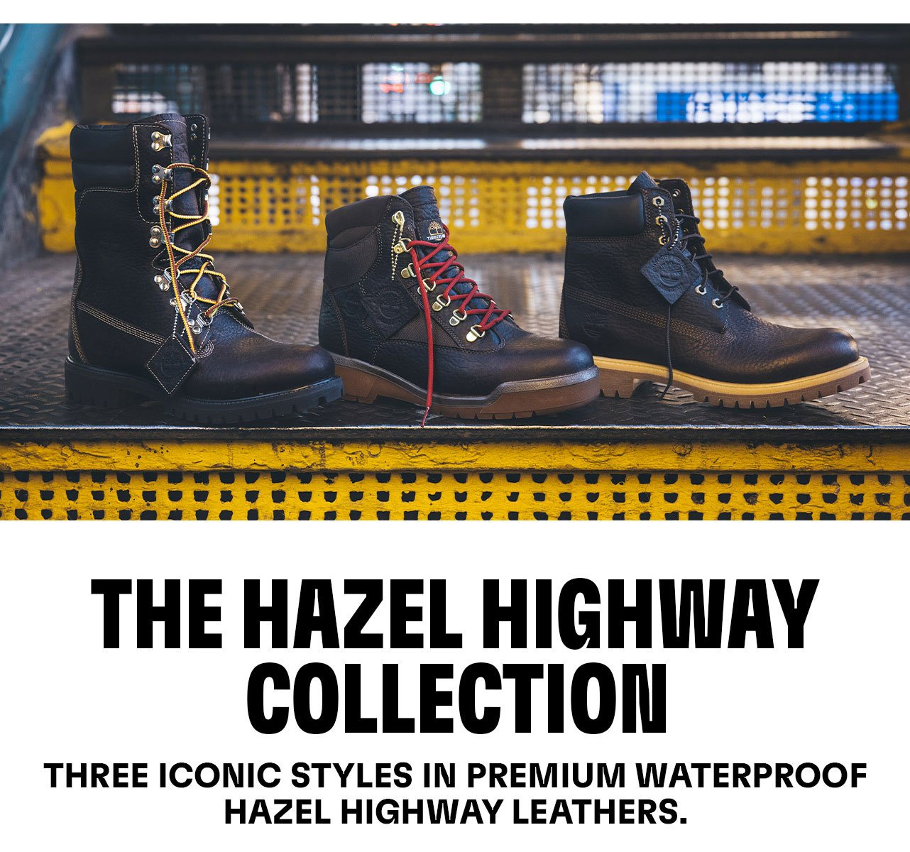The Hazel Highway Collection Three Iconic Styles In Premium Waterproof Hazel Highway Leathers.