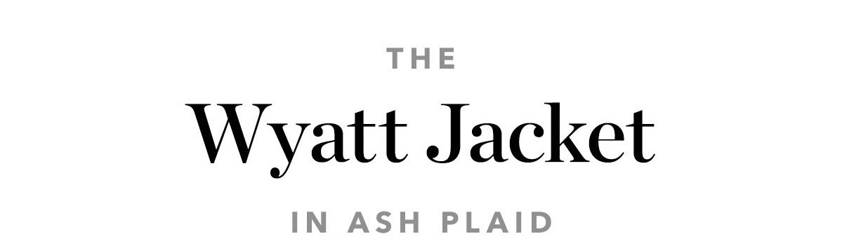 The Wyatt in Ash Plaid