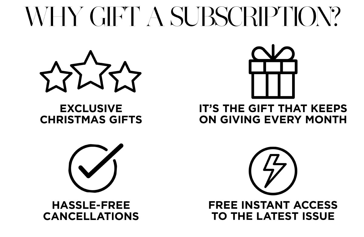 Why subscribe? Exclusive bundles, perfect christmas gifts, hassle-free cancellations, free instant access.