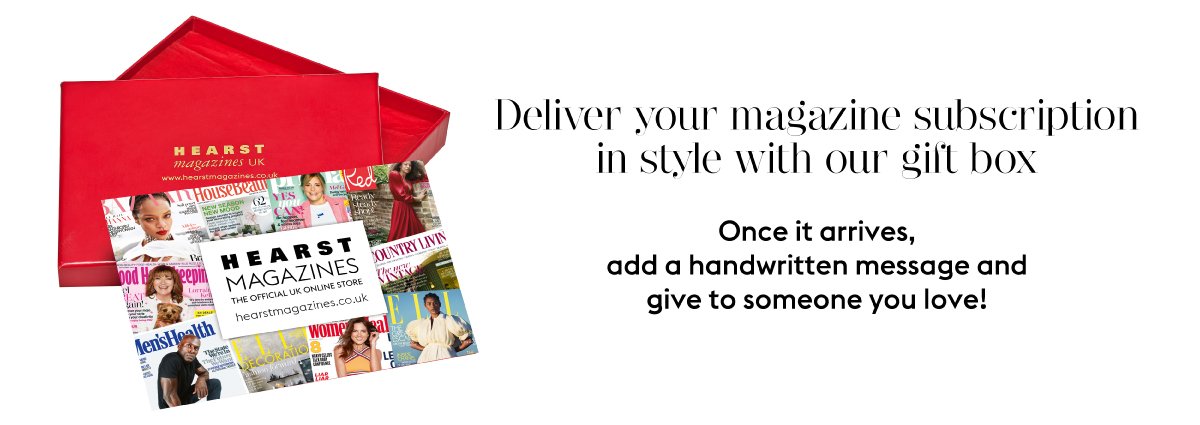 Deliver your magazine subscription in style with our gift box