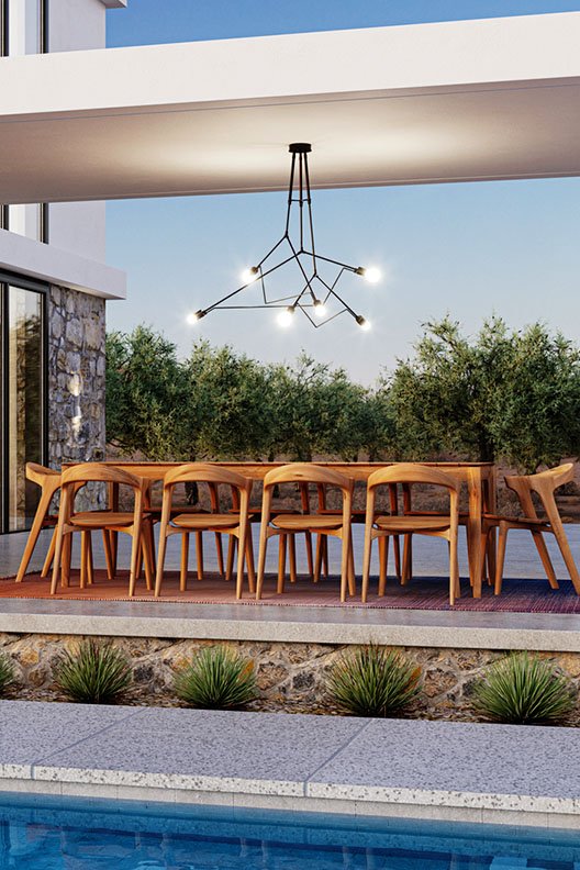 Divergence Outdoor Pendant by Hubbardton Forge.