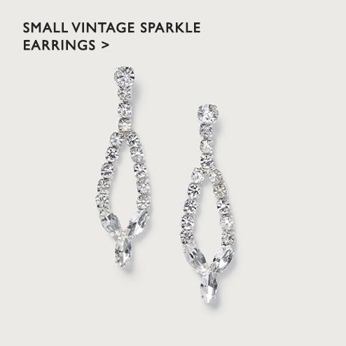 Small Vintage Sparkle Earrings