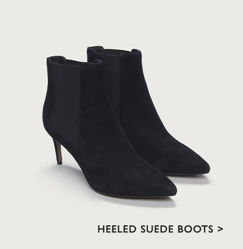 Heeled Suede Boots