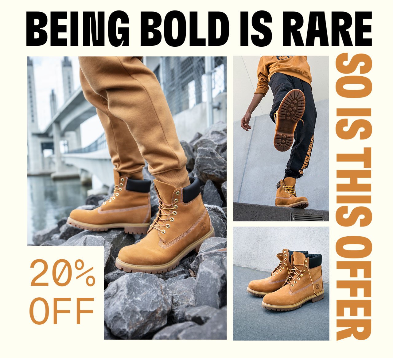 Being Bold Is Rare So Is This Offer 20% Off