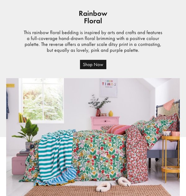 Joules Rainbow Floral