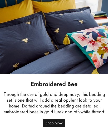 Joules Embroidered Bee