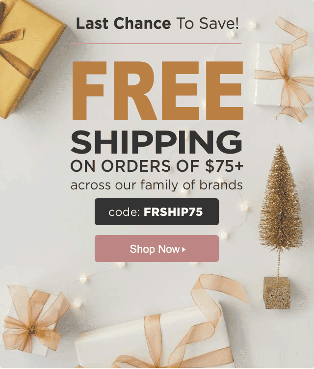 Free Shipping on orders of $50+ with code FRSHIP75
