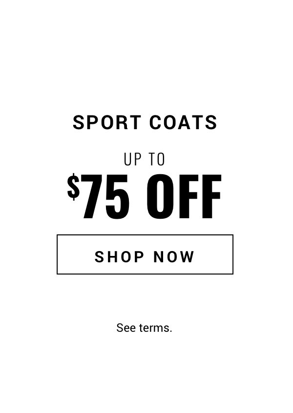 Shop up to 75 off sport coats