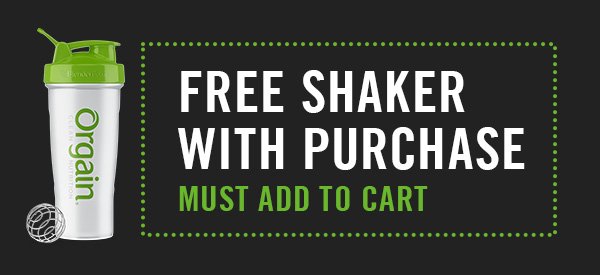 Free shaker with any purchase!